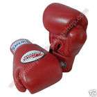 twins muay thai boxing gloves red 8 oz 