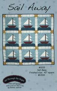 All Through the Night Sail Away quilt pattern  