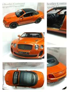 2010 Bentley Continental Supersports Convertible Brown 1/34 DIECAST 