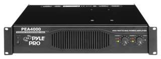 Pyle   PEA4000   Professional 4000 Watts Stereo Power Amplifier  