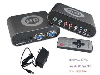New HD BOX PRO VGA Box for PS3 PS2 Wii PSP XBox 360  