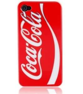 Red Coca Cola Plastic Case Cover Holder Skin for iPhone 4 4S 4G  