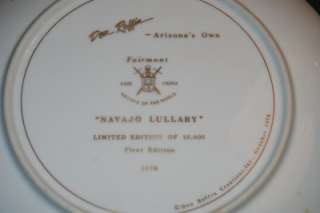 DON RUFFIN Ltd Ed Plate NAVAJO LULLABY   1st edition  
