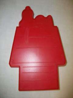 Vintage Peanuts SNOOPY Laying On Doghouse Cookie Cutter  