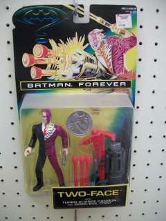 Batman Forever Two Face Figure on Card  