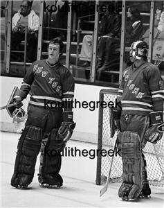 1970s New York Rangers Goalie Duo John Davidson Wayne Thomas  
