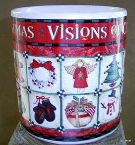 Debbie Mumm Sakura Mug Visions of Christmas Icons Red  