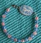 Vintage Horse Cameo Bracelet & Glass Bead   Estate