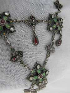   ANTIQUE AUSTRO HUNGARIAN FESTOON NECKLACE FROM THE MID TO LATER 1800S
