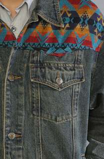 Pendleton The Denim Jacket With Jacquard Yokes  Karmaloop 