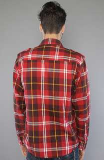 Under Two Flags The Mondrian Plaid Buttondown Shirt in Red  Karmaloop 