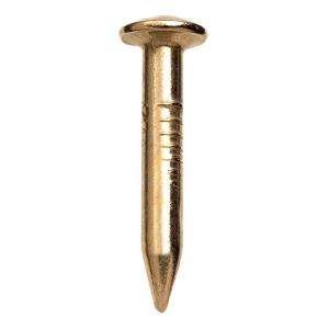   Brass Plated Steel Bendless Nails (10 Pack) 50034 