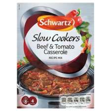 Schwartz Slow Cookers Beef And Tomato Casserole 40G   Groceries 