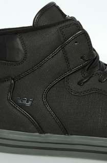 SUPRA The Vaider Sneaker in TUF Black Gunny  Karmaloop   Global 