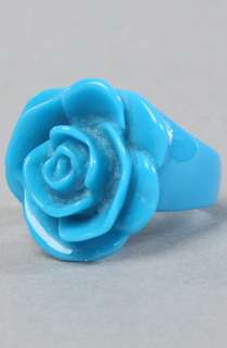   Flush Rose Ring in Neon Blue  Karmaloop   Global Concrete Culture