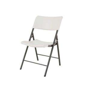 Lifetime Light Commercial Contemporary Folding Chair 4 Pk (Almond 