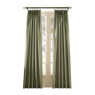 Curtainworks Marquee Sage Faux SilkPinch Pleat Curtain DISCONTINUED