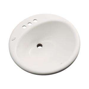   Clarington Drop In Bathroom Sink 4 in Almond 96402 