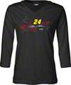 Jeff Gordon #24 Drive to End Hunger Womens Driver Paddock 3/4 Sleeve 