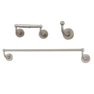 Moorefield Beacon Bath Accessory Set of 3 in Brushed Nickel 40001B at 