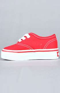   Authentic Sneaker in Red  Karmaloop   Global Concrete Culture