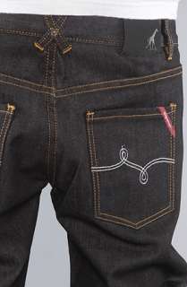 LRG The Researchicon Slim Straight Fit Jeans in Raw Black Wash 