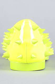 Sole Boutique The Dynamo Flat in Lime  Karmaloop   Global 