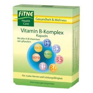 Fitne Vitamin B Komplex Kapseln 60 Stück  Lebensmittel 
