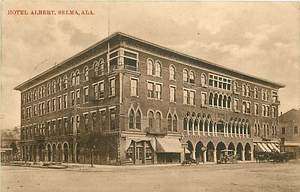 Alabama, AL, Selma, Hotel Albert 1910 Postcard  