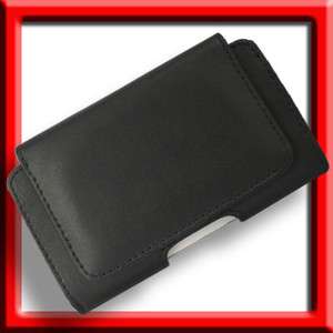 Leather Case for Blackberry Curve 8330 8300 Pouch Black  
