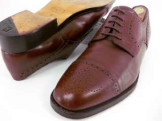 Bruno Magli Brown Cap Toe Dress Shoes Oxfords UK 9 / US 10 M $450 