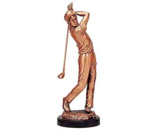 Golfer   Golf Sports Sport Golfing Club   Copper Statue  