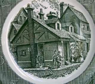 VTG ROYAL CHINA The OLD CURIOSITY SHOP Plate DICKENS  