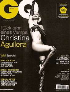 GQ Magazin Deutsch 06/2010 mit Christina Aguilera  