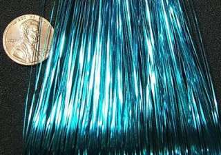   item is for 1 pack of iridescent SHINY TURQUOISE BLUE hair tinsel