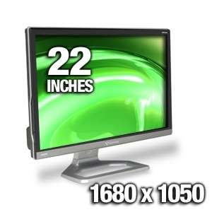 Gateway HD2201 22 Widescreen LCD Monitor, 1680x1050, WSXGA+, 20001 