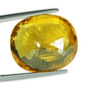26.31 CT YELLOW SAPPHIRE NATURAL, CERTIFIED, TOP LUSTRE AMAZING 