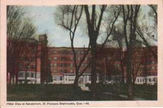 HOTEL DIEU HOSPITAL SHERBROOKE QUE UNUSED 1940S  