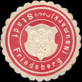 Friedeberg (Neumark) Stadt Friedeberg Siegelmarke  