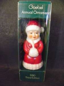   Annual Christmas Ornament 1980 Third 3rd Ed Edition BOX Clause  