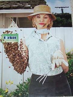 2007 ad Orbit chewing gum candy Lady BEES cute PRINT AD  
