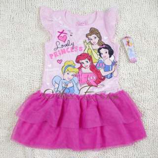 Girls Size 4 5 6 6X Disney Princess Costume Party Summer Dress Skirt 