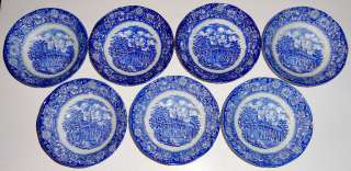 Staffordshire LIBERTY BLUE 6 3/8 Cereal Bowl(s)  