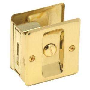 Schlage Privacy Sliding Door Lock Bright Brass 46 101 605 at The Home 