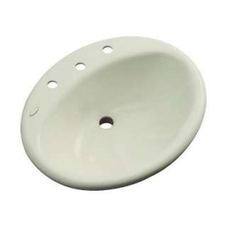   Drop In Bathroom Sink 8 in Jersey Cream (91806) from 