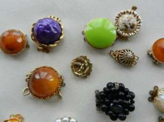45 Vintage Necklace Clasps All Complete Nice Variety  