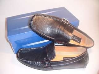 NIB MENS DRIVING SHOES COMFY LOAFER LEATHER BROWN BLACK  