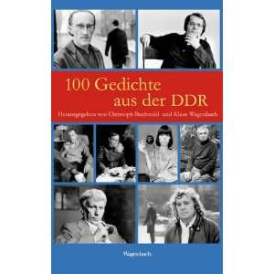 100 Gedichte aus der DDR  Christoph Buchwald Bücher