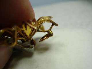 Beautiful 10K Yellow Gold Victorian Diamond Pin/Pendant  