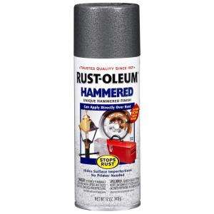   Oleum Stops Rust 12 oz. Hammered Spray Paint 7214830 